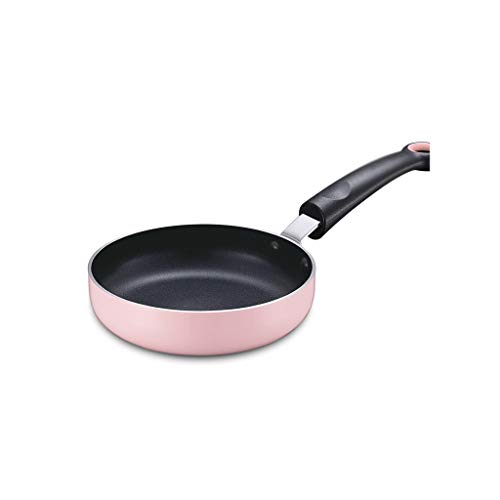 Mini sartén Antiadherente Apta para Todo Tipo de cocinas de inducción, incluida la Cocina de inducción Rosa, sin Tapa