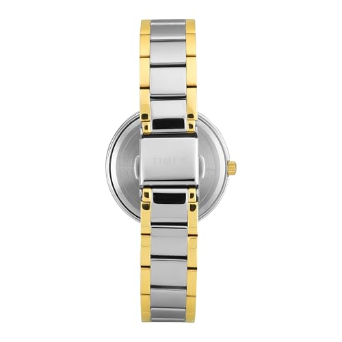 Image of TIMEX Champagne Round Dial Analog Women's Watch - TWEL18711