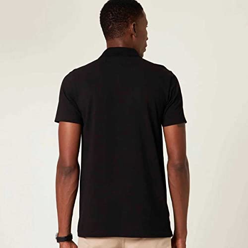 Camisa Polo tradicional, Malwee, Masculino, Preto, GG