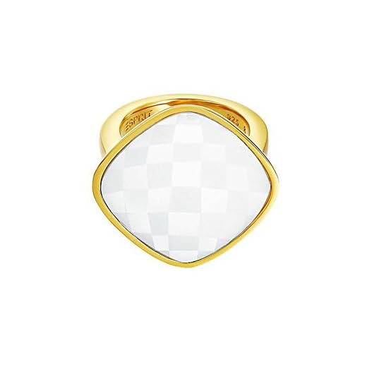 Esprit - ESRG11568C170 - Bague Femme - Acier Inoxydable 13.5 Gr - Zirconium - T 54 (17.2)