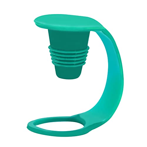 Tuut, Linha Utilidades, Kit com 2 peças de Tampa Para Garrafas de Vinho, Rolha de Silicone com Anel