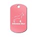 Doberman Mom Engraved Keychain/GI Tag Mister Petlife pincscher Dobie Pink