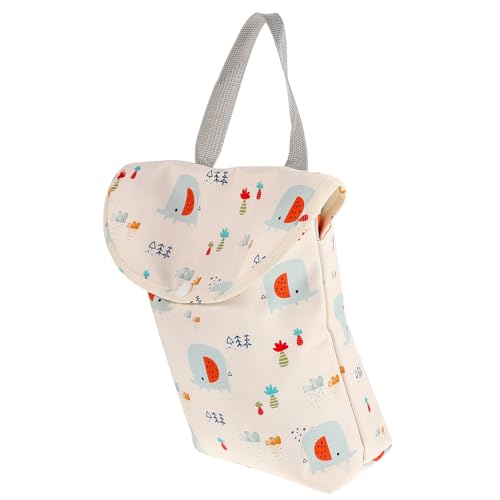 ibasenice Bolsa para guardar pañales bolsa de pañales muletón mochilas para cambiar pañales cajas pañalera bebe pañaleras bolsas de almacenamiento de pañales para bebés para viajar poliéster