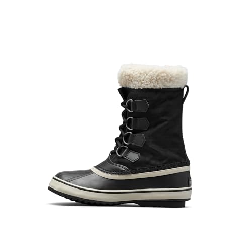 Sorel WINTER CARNIVAL WATERPROOF Schneestiefel für Damen, Schwarz (Black x Stone), 39 EU