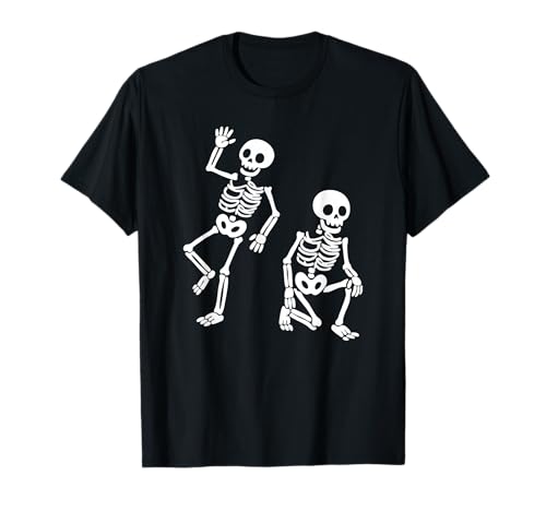 Subtle Anti Trump Hidden Message Dancing Skeleton Halloween T-Shirt