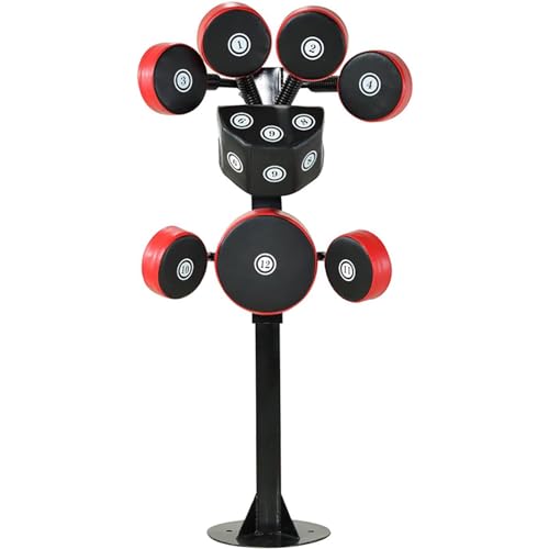 Standing Punching Bag Stand, Multi Target Freestanding Kick Boxing Machine, Heavy Duty Boxing Target Training with 12 Target Pads, Boxing Practice