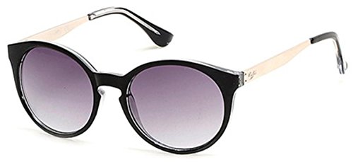 Candies CA1010 Sunglasses - Black Crystal Frame, Gradient Smoke Lenses, 50 mm Lens CA10105003B