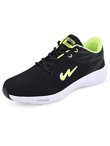 Campus Men's Royce-2 BLK /GRN Running Shoes 8UK /India CG-248