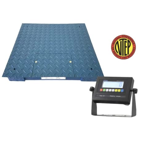 Báscula industrial SellEton SL-800 2' x 2' 2500 lb miniatura 2
