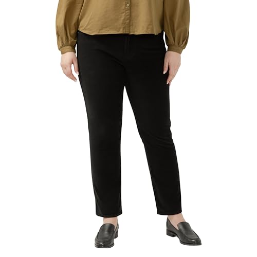 Jag Jeans Women's Plus Size Cassie Mid Rise Slim Straight Leg Jeans & Pants-Legacy