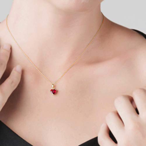 14k Solid YELLOW ROSE WHITE Gold Pendant Necklace Brilliant Cut Heart Shaped Genuine Gemstone Grade AA/AAA NATURAL 14-24 inches4