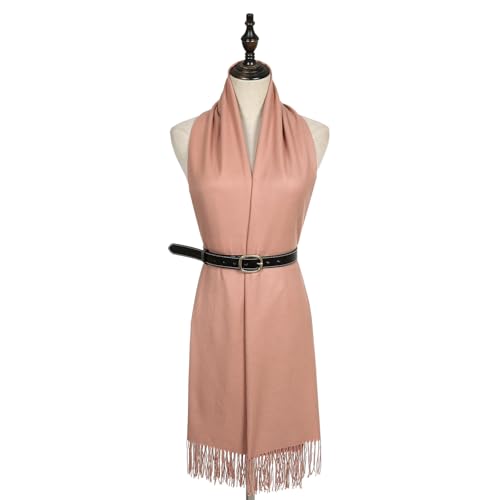 Image of RIIQIICHY Women's Fringe Shawl Wrap Pashmina Scarf for Wedding Evening
