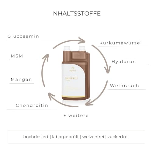 Alpurial Gelenkfit – Ergänzungsfuttermittel für Pferde bei hoher Belastung von Gelenken – mit MSM, Hyaluron & Glucosamin – vom Tierarzt entwickelt