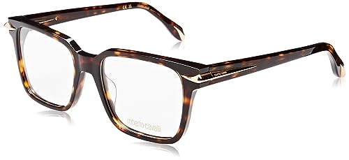 Roberto Cavalli, MARCO DE GAFAS, VRC019M, SHINY DARK HAVANA, 52/18/140