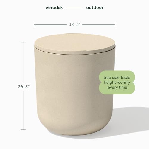 Image of Veradek Kona Cooler Side Table - Outdoor Cooler Table and Ice Chest