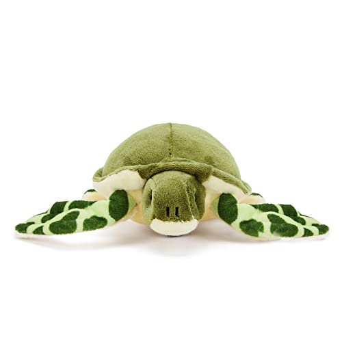 Zappi Co Kinder Kuschelweiches Plüschtier - Perfekte kuschelige Spielgefährten für Kinder Geburtstage und besondere Anlässe(12-15cm) (Meeresschildkröte)