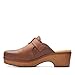 Clarks Brown's Paizlee Nora Clog, Tan Suede, 8.5 Medium US