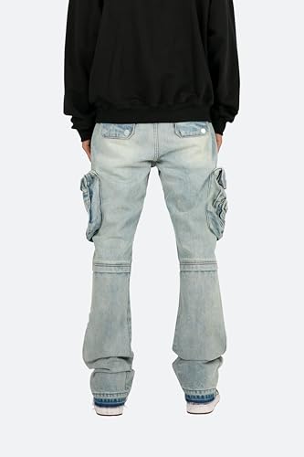 mnml Men's B480 Cargo Flare Denim3