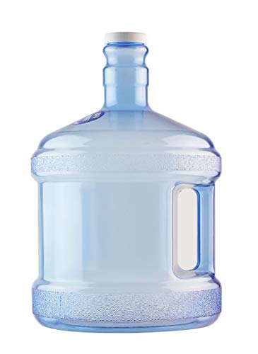 New Wave Enviro BPA-Free Reusable Plastic Water Bottle 2 Gallon - Made in USA, Blue, Large
