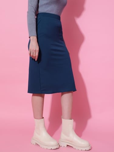 Image of KOTTY Women's Solid and Printed Skirts - A-Line || Pencil || Midi || Maxi || Knee-Length || Flared || Asymmetric Styles for Chic and Comfortable Fashion