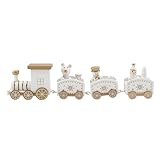 minitrains 2018 Petit train de noël - ce petit train en bois au design créatif est adorable et apportera une touche d'originalité à votre fête. train de noël en bois blanc