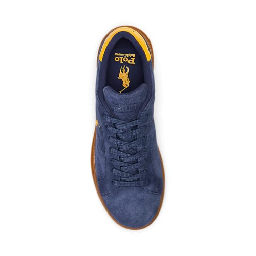 Polo Ralph Lauren Men's Suede-HRT Crt Ii-Sneakers-Low Top Lace3