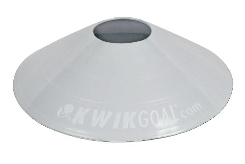 Kwik Goal Small Disc Cone, Pack of 25 (White)