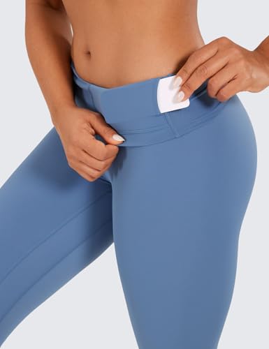Image of CRZ YOGA Naked Feeling Leggings 25'' | Sleek, Decent Compression, Yoga, Hidden Waistband Pocket, for Women