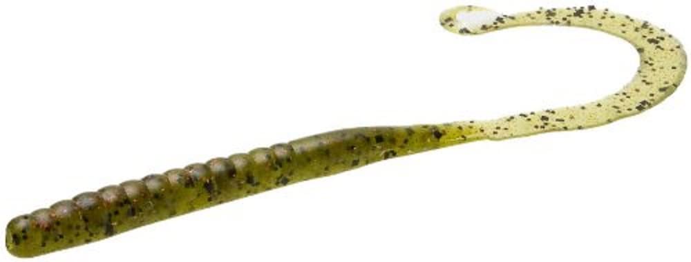 Zoom 009054 Mag II Ribbon Tail Worm, 9-Inch, 20-Pack, Watermelon Red