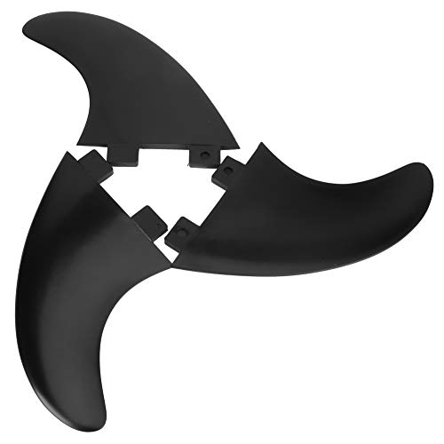 FOTABPYTI Izquierda Centro Derecha Surf Aletas de Seguimiento de Tablas de Surf de 3 Piezas, Aleta de Cola de Tabla de Surf, FCS Negro para Surfear al Aire Libre