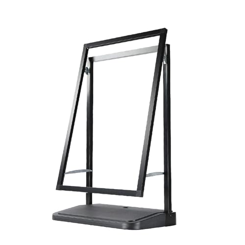 Support d'affiche robuste anti basculement avec cadre épais en aluminium et base