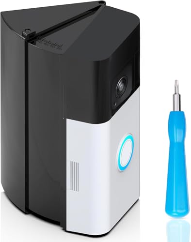 Video Türklingel Verstellbare Halterung (Winkel 30-55 Grad) Kompatibel mit Video Doorbell Wired/1/2/2. Gen/3/3 Plus/4 & Akku-Videotürklingel (2024)/Plus/Pro Winkelhalter Einstellbare Doorbell Zubehör