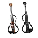 Geige 4/4 Elektroakustische Violine Silent Carbon Fiber(Violin Set)