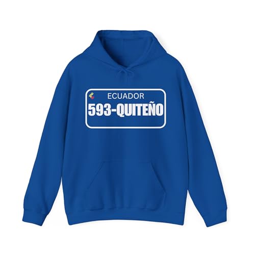Hoodie Ecuador Quiteno bleu - Idéal pour vos voyages et moments de détente