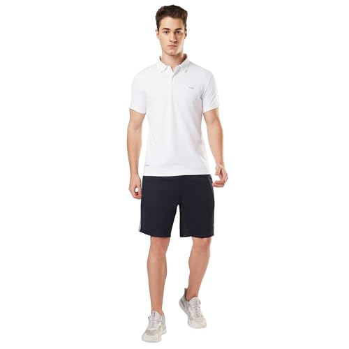 Image of Berge' Men's Instadry Dryfit Polyester Lightweight Soft Fabric Long Shorts With Secure Zipper Pockets for Casual Sports, Running, Gym, Jogging | Half Pants
