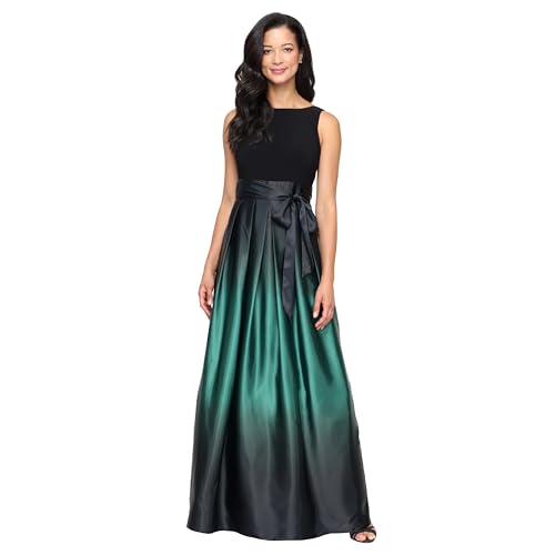 Image of S.L. Fashions Women's Sleeveless Long Satin Mother of The Bride Dress with Pockets, Formal Party Gown