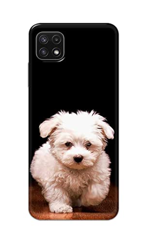 Image of PRINTFIDAA� Printed Hard Back Cover Case for Samsung Galaxy A22 5G | A22s 5G | Samsung F42 5G Back Cover (Puppy Dog) -2808