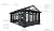 Generic Outdoor Waterproof Veranda sunroom Glass House Sunroom with Tempered Glass for Garden, Customized