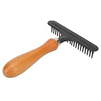 Teppich Kamm, Hand-Teppichrechen,Teppichkamm,Rechen, Teppich Bürste Teppich Reiniger Teppichbürste,Reinigung,Pflege,Edelstahl,Haarpflege, Teppichrechen für Schönheitssalon