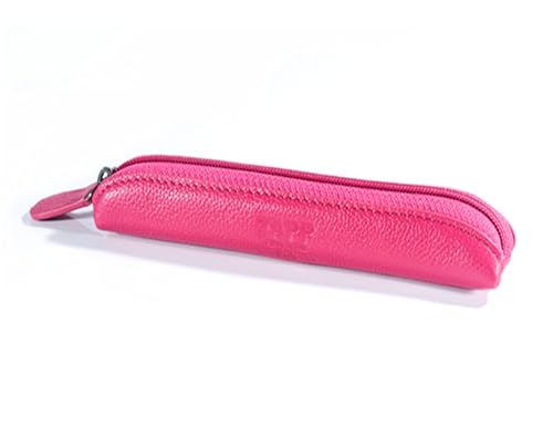 Photo de ZAPP- Etui en 100% Cuir de Vache de qualité pour E-Cigarette Compatible avec Les Populaires Marques sur Le marché e-cigaratte (Couleur : Rose,Taille : M)
