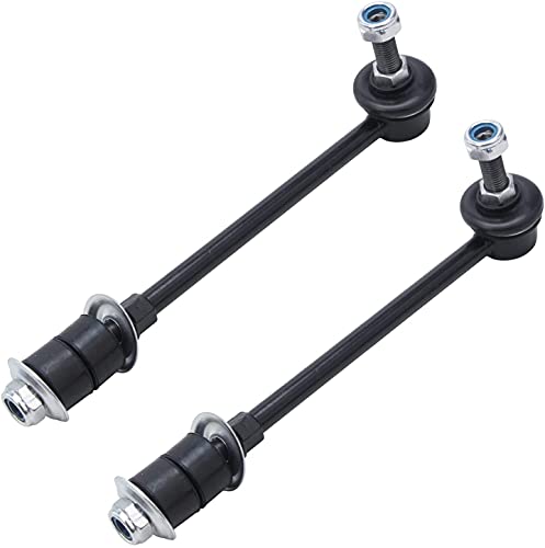 Image of Detroit Axle - Front 14pc Suspension Kit for 1996-2004 Nissan Pathfinder Infiniti QX4, 2 Lower Control Arms 2 Ball Joints 4 Front & Rear Sway Bars 4 Outer & Inner Tie Rods 2 Boots Replacement