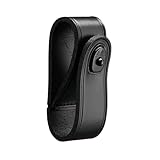 Handcuff Strap Black Leather with Black Safety Snap