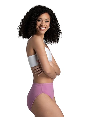 Fruit of the Loom Women's Tag Free Cotton Brief Panties (Regular & Plus Size)
