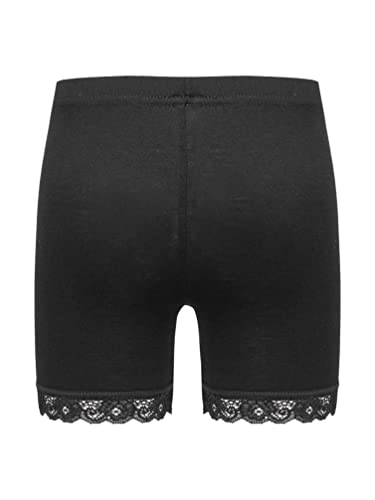 TiaoBug Kids Girls 6 Packs Lace Dance Shorts Bike Shorts Safety Under Dress Yoga Gymnastics Undershorts Activewear3