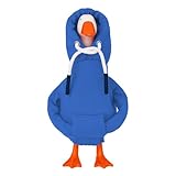 Wezalget Vestidos de Ganso de Escritorio, Figura de Ganso de 16 cm Ropa Sudadera con Capucha de Ganso Disfraz de Animal Decoración de Mesa de Fiesta
