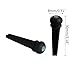 ZUXOCY 6Pcs Ebony Guitar Bridge Pin String Pegs Fixed Vertebra Guitar Bridge Pin for Acoustics Folk Guitar Ukuleles Part