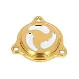-Surface: anodizado DShanLa Cubierta del Filtro de Aceite del Motor para Suzuki DR-Z 400 DRZ400 SM/S/E LT-Z LTZ400 LTR 450 Accesorios para Motocicletas CNC CANKCASA Cap DRZ400SM DShanLa (Color : Gold B)