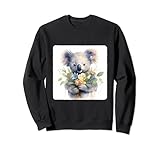 Koala With Eucalyptus Leaves Bouquet