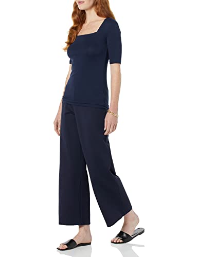 Amazon Essentials Women's Dressy Cropped Wide Leg Pull-On Pants3