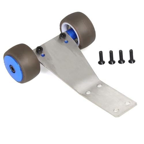 Têtes de barre de roue métal ARRMA 1/18 bleu pour stopper la casse sur Typhon Grom Granite